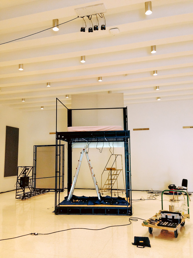 Ralph Lemon. Scaffold Room. 2014
