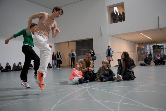 Work/Travail/Arbeid. Performers pictured: Samantha van Wissen and Sarah Ludi