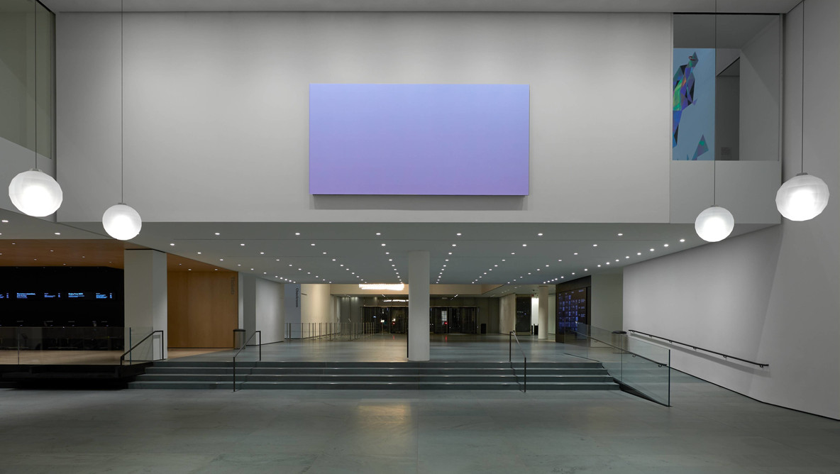 The screen that changes color according seasons and data collected by Echo