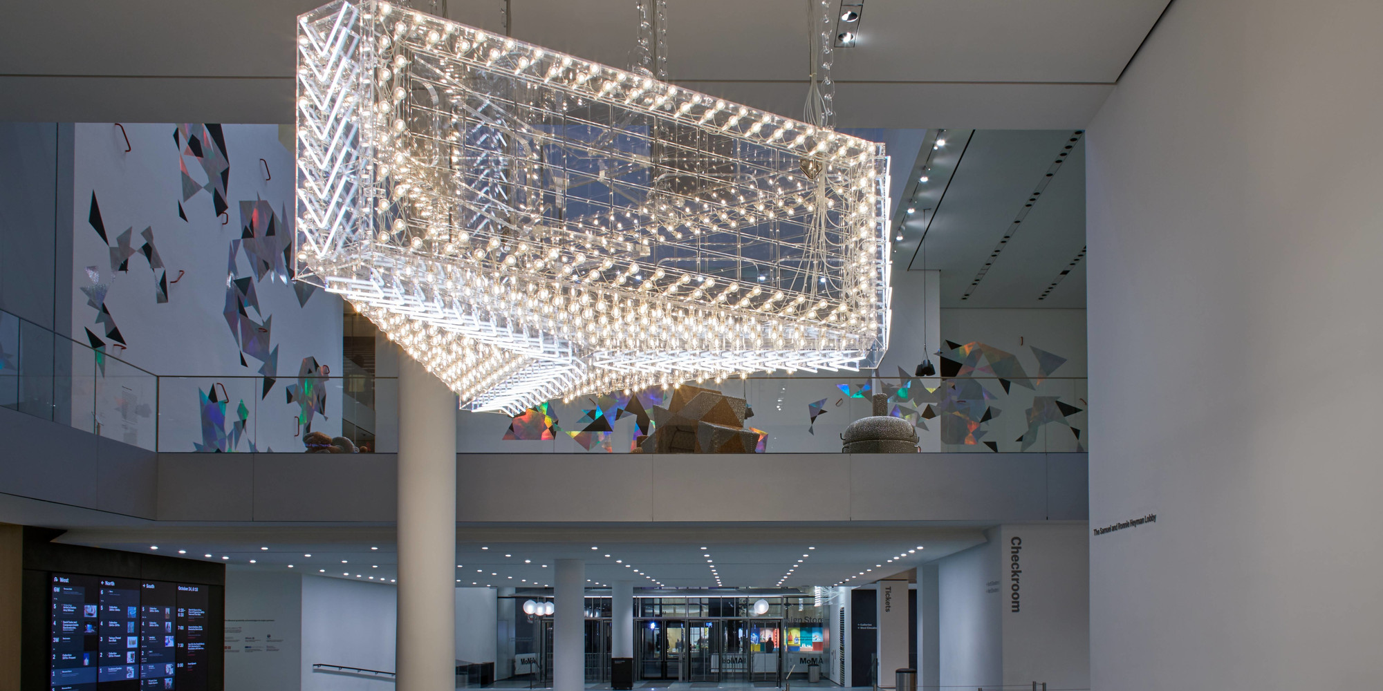 Installation view detail of Echo (2019) by Philippe Parreno, The Museum of Modern Art, New York. © 2019 The Museum of Modern Art. Photo: Denis Doorly
