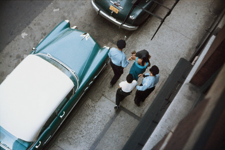 Gordon Parks. Untitled, Chicago, Illinois. 1957. Pigmented inkjet print, printed 2019, 13 3/4 × 21&#34; (35 × 53.3 cm). The Family of Man Fund. © 2020 Gordon Parks Foundation