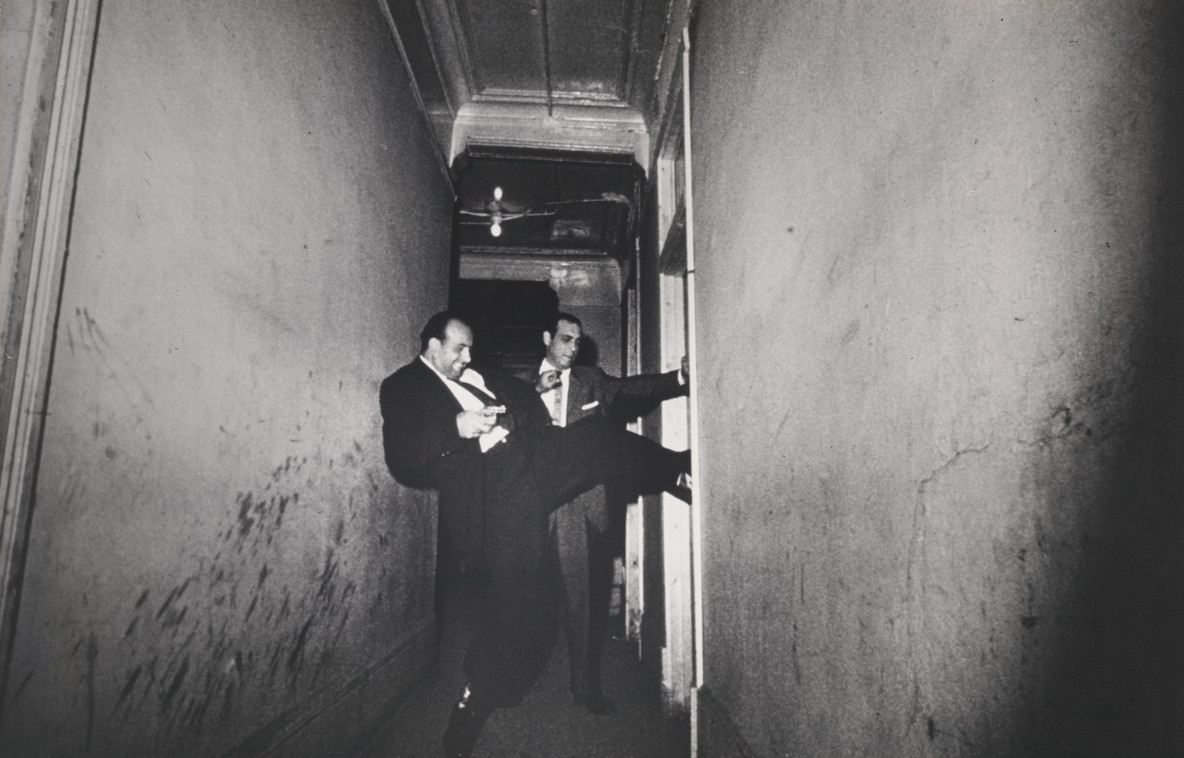 Gordon Parks. Raiding Detectives, Chicago, Illinois. 1957