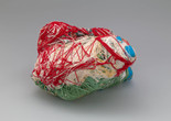 Judith Scott. Untitled. 2002. found objects assembled and wrapped in twine and yarn, 19 x 8 x 9&#34; (48.3 x 20.3 x 22.9 cm). Gift of Martin and Rebecca Eisenberg in honor of Matthew Higgs. Photo: Jonathan Muzikar