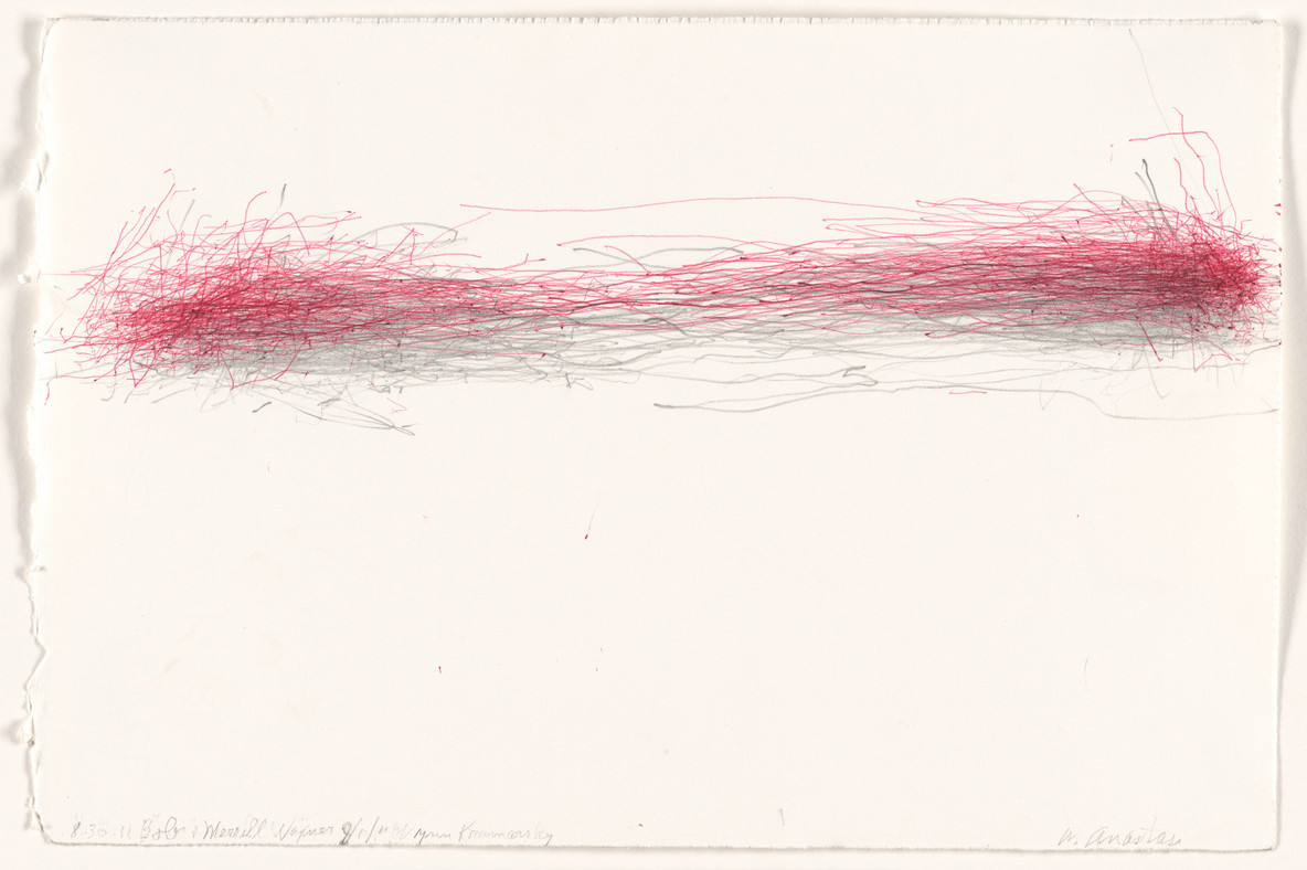 William Anastasi. Without Title (Subway Drawing). 2011