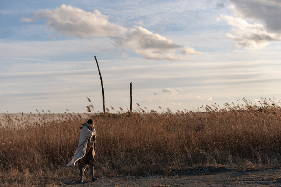 Eiko. A Body in Fukushima, Ukedo, December 24, 2019, No. 32. Photo: William Johnston. Courtesy the artist