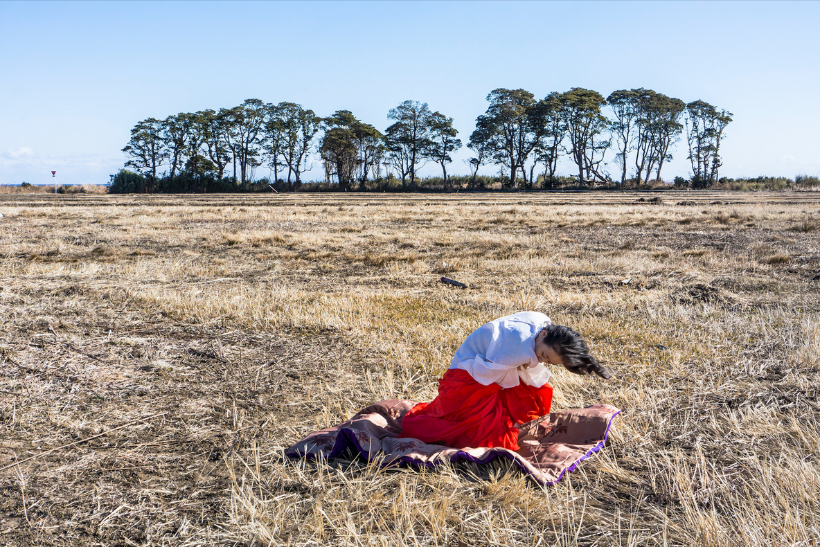 Eiko. A Body in Fukushima, Yaburemachi, January 15, 2014, No. 217. Photo: William Johnston. Courtesy the artist