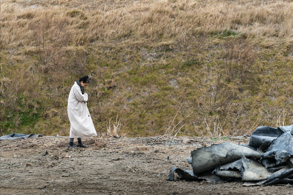 Eiko. A Body in Fukushima, Maebara, December 22, 2019, No. 38. Photo: William Johnston. Courtesy the artist