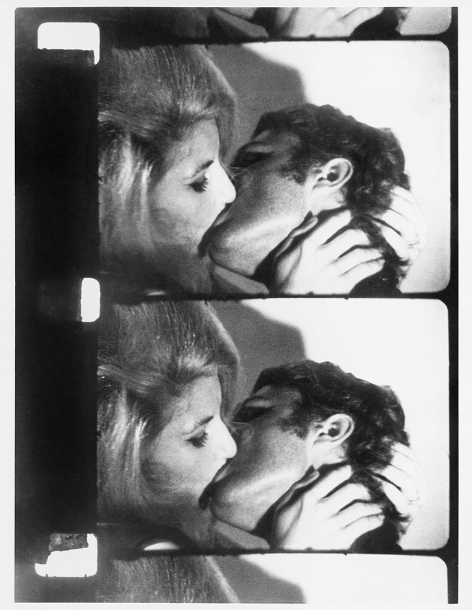 Kiss. 1963–64. USA. Directed by Andy Warhol. Courtesy The Museum of Modern Art Film Stills Archive. © The Andy Warhol Museum, Pittsburgh, PA, a museum of Carnegie Institute. All rights reserved