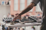 Warm Up on June 28, 2014, presented at MoMA PS1 as part of Warm Up 2014. Photo by Charles Roussel.