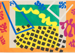 Henri Matisse. The Codomas (Les Codomas) from Jazz. 1947. One from a portfolio of twenty pochoirs. composition (irreg.) and sheet: 16 5/8 x 25 5/8&#34; (42.2 x 65.1 cm). Gift of the artist. © 2020 Succession H. Matisse / Artists Rights Society (ARS), New York