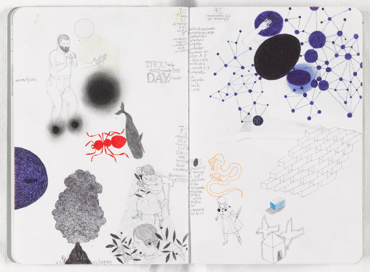 Page from Sketchbook: From January 1 to December 31, 2008