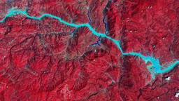 NASA. Images of Change, Three Gorges Dam, central China. August 22, 2016. Courtesy NASA.