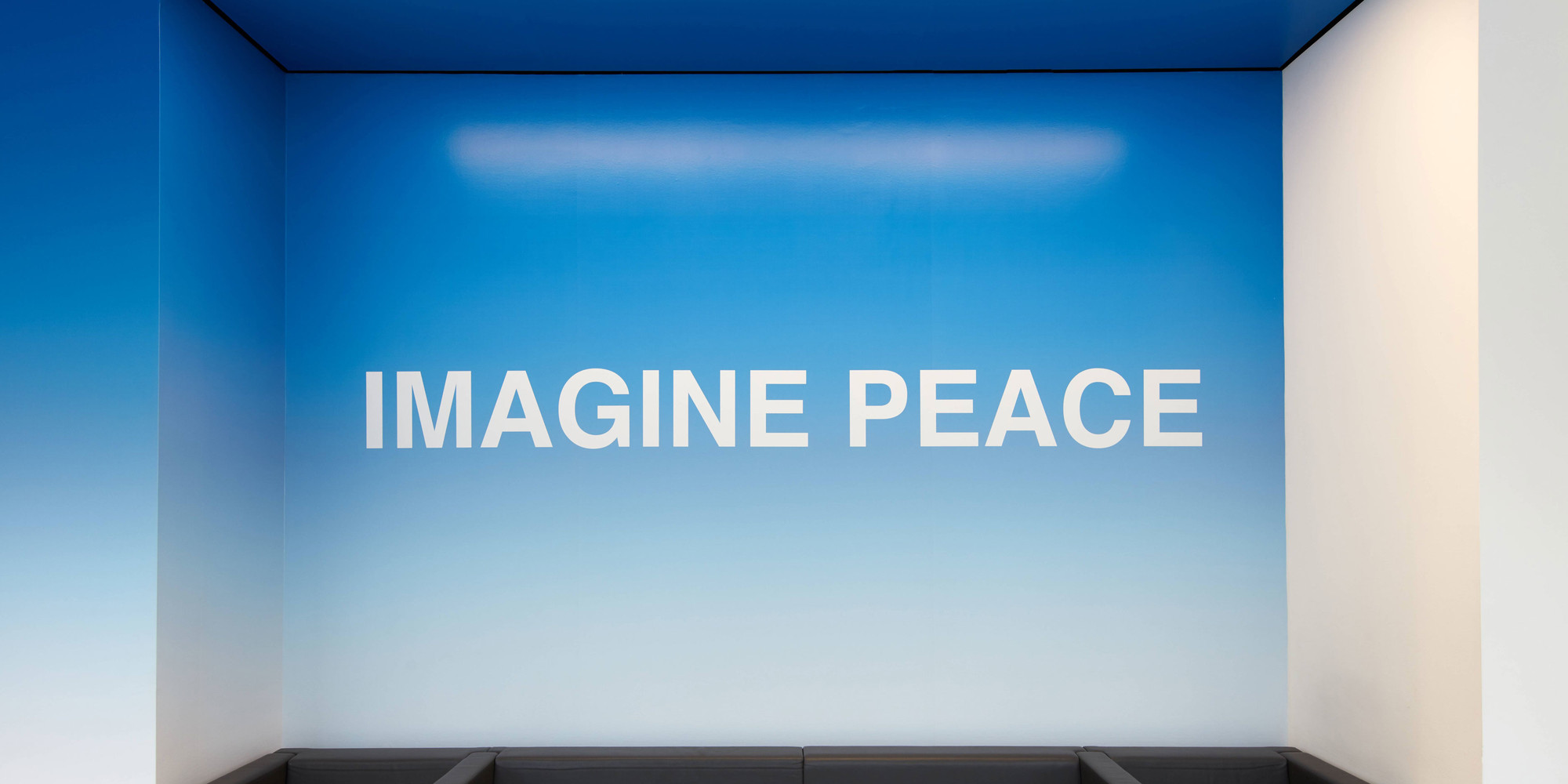 Installation view of Yoko Ono’s PEACE is POWER (2019), The Leanne Bovet Roberts Gallery, MoMA. Digital image © 2020 The Museum of Modern Art, New York