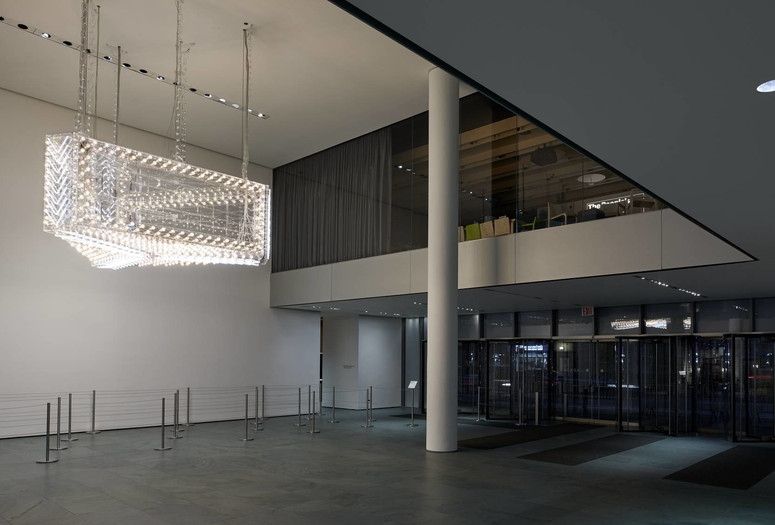 Installation view detail of Echo (2019) by Philippe Parreno, The Museum of Modern Art, New York. © 2019 The Museum of Modern Art. Photo: Heidi Bohnenkamp