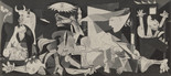 Ansel Adams. Picasso’s Guernica. 1942. Gelatin silver print. The Museum of Modern Art, New York. Departmental Collection. © 2016 The Ansel Adams Publishing Rights Trust. © 2016 Estate of Pablo Picasso/Artists Rights Society (ARS), New York