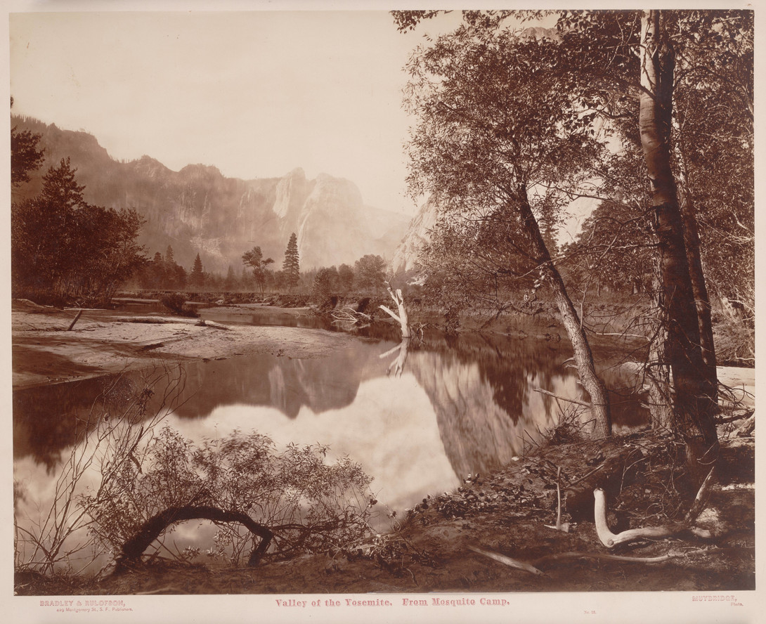 Eadweard J. Muybridge. Valley of the Yosemite. From Mosquito Camp. 1872