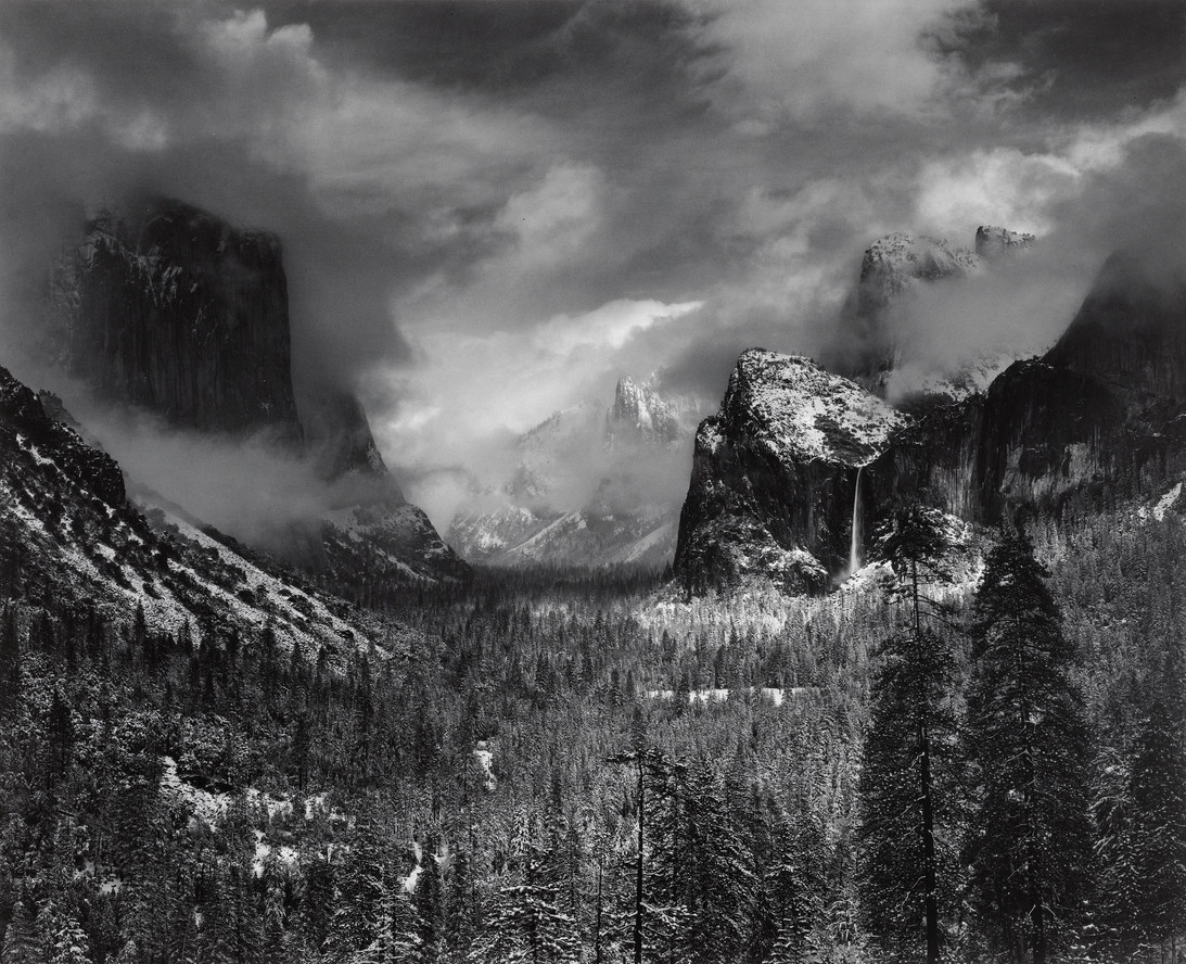 Ansel Adams. Clearing Winter Storm, Yosemite National Park, California. 1944