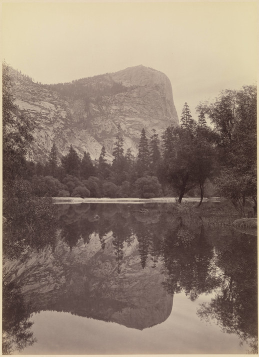 Carleton E. Watkins. Mirror Lake (View of Mt. Watkins), Yosemite. 1878–81