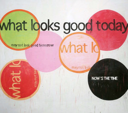 Michel Majerus. what looks good today may not look good tomorrow. 2000. Acrylic and pencil on canvas, 119 5/16 x 134 1/4" (303.1 x 341 cm). Gift of Mr. and Mrs. Werner E. Josten (by exchange)