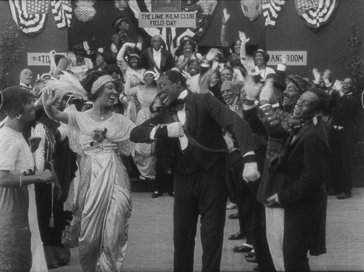 Excerpted footage from Bert Williams’s Lime Kiln Club Field Day. 1914