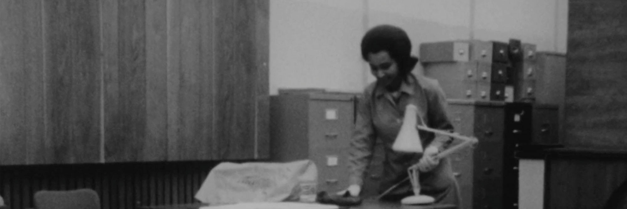 Nightcleaners. 1972–75. Great Britain. Directed by Berwick Street Film Collective. Courtesy Berwick Street Film Collective (Humphry Trevelyan, Mary Kelly, James Scott, Marc Karlin) and LUX, London