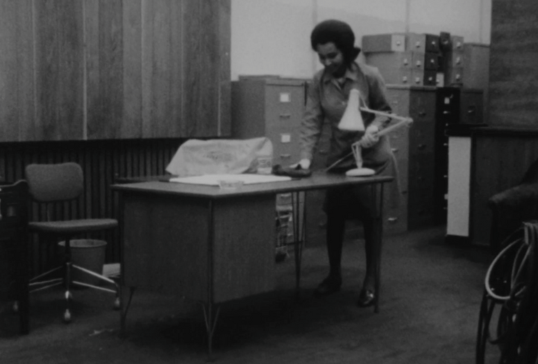 Nightcleaners. 1972–75. Great Britain. Directed by Berwick Street Film Collective. Courtesy Berwick Street Film Collective (Humphry Trevelyan, Mary Kelly, James Scott, Marc Karlin) and LUX, London