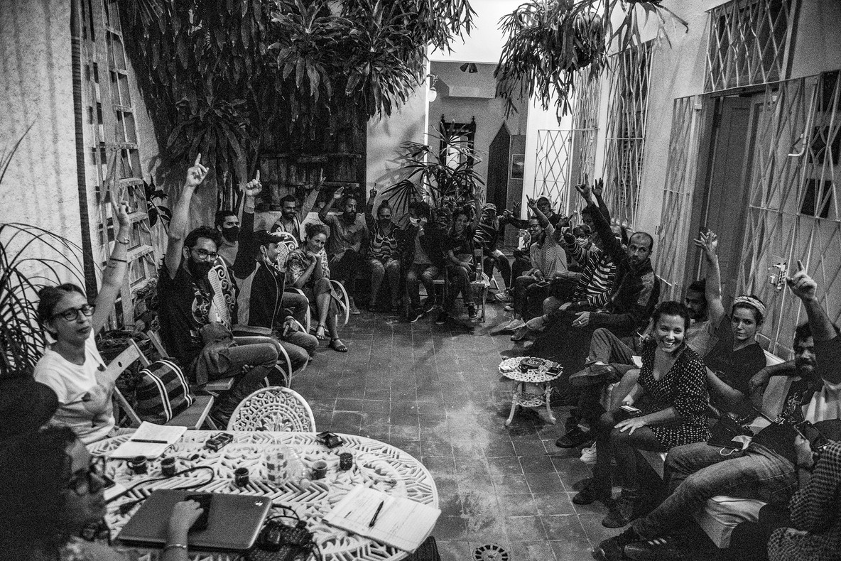 A 27N meeting photographed by Reynier Leyva Novo, 2020