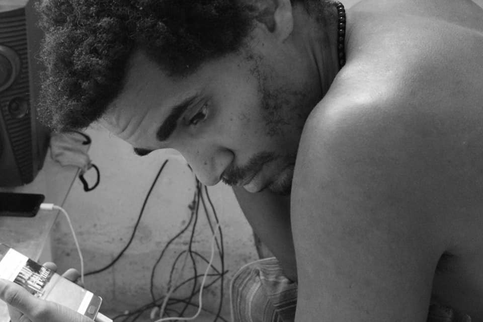Luis Manuel Otero Alacantra during his hunger strike, photographed by Katherine Bisquet, 2020