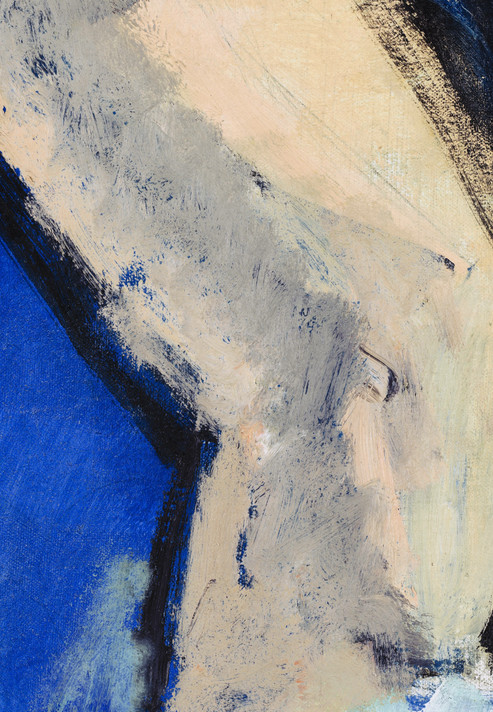 Bather, detail of figure’s knee