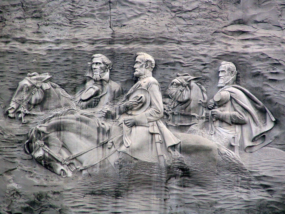 Stone Mountain Memorial Closeup