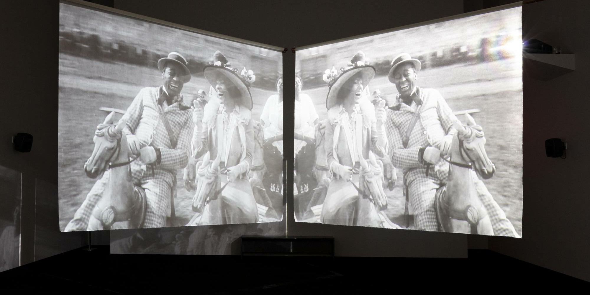 Installation view of Projects: Garrett Bradley, The Museum of Modern Art, New York, November 21, 2020 – March 21, 2021. Digital Image © 2020 The Museum of Modern Art, New York. Photo by Robert Gerhardt.