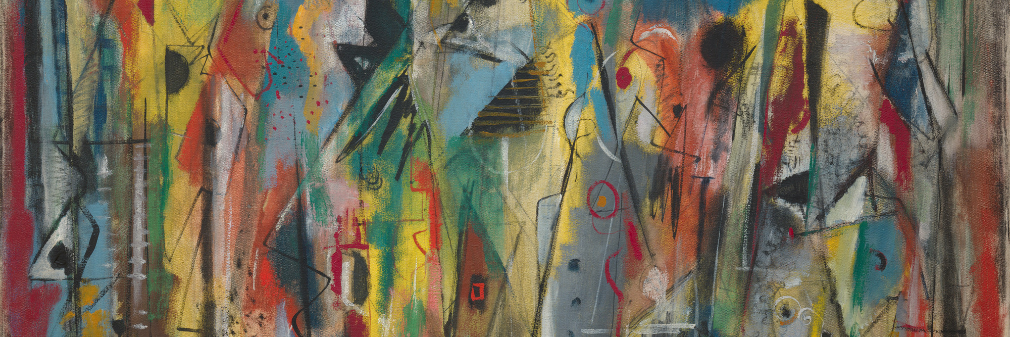 Norman Lewis, Phantasy II, 1946. Oil on canvas, 28 1/8 x 35 7/8&#34; (71.4 x 91.2 cm). Gift of The Friends of Education of The Museum of Modern Art. Photo: John Wronn