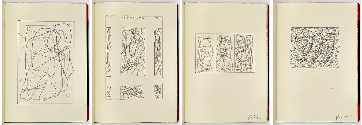 Rashid Johnson. Pages from Untitled Sketchbook. 2020