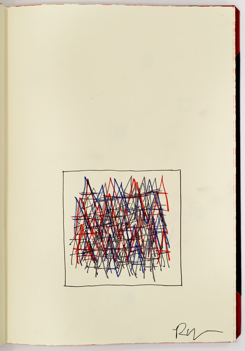 Rashid Johnson. Page from Untitled Sketchbook. 2020
