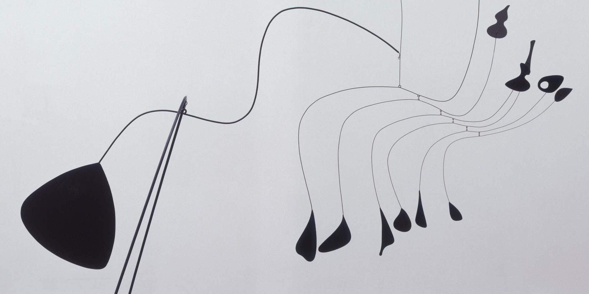 Alexander Calder. Spider (detail). 1939. Painted sheet aluminum, steel rod, and steel wire, 6' 8 1/2" × 7' 4 1/2" × 36 1/2" (203.5 × 224.5 × 92.6 cm). Gift of the artist. © 2021 Calder Foundation, New York/Artists Rights Society (ARS), New York