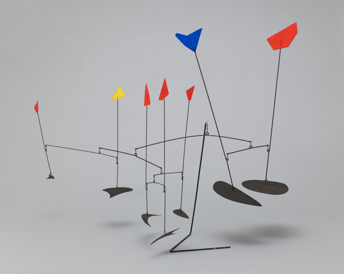 Alexander Calder. Mobile with 14 Flags (Model for Man-Eater with Pennants). 1945