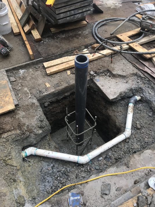 The sub-ground sculpture-support system beneath MoMA’s Sculpture Garden. Photo: Lynda Zycherman