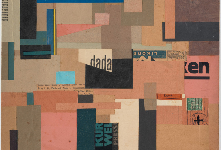 Hannah Höch. Untitled (Dada). c. 1922. Cut-and-pasted printed and colored paper on board. The Museum of Modern Art, New York. The Merrill C. Berman Collection. Acquired through the generosity of Alice and Tom Tisch, Jo Carole and Ronald S. Lauder, Sue and Edgar Wachenheim III, David Booth, Marlene Hess and James D. Zirin, Marie-Josée and Henry R. Kravis, Jack Shear, the Patricia Bonfield Endowed Acquisition Fund for the Design Collection, Daniel and Jane Och, The Orentreich Family Foundation, Emily Rauh Pulitzer, The Modern Women's Fund; and by exchange: Gift of Jean Dubuffet in honor of Mr. and Mrs. Ralph Colin, The Judith Rothschild Foundation Contemporary Drawings Collection, and the Richard S. Zeisler Bequest. © 2021 Artists Rights Society (ARS), New York/VG Bild-Kunst, Bonn