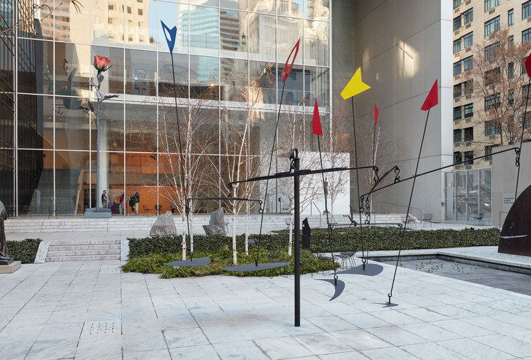 Alexander Calder. Man-Eater with Pennants. 1945. Painted steel rods and sheet iron. The Museum of Modern Art, New York. Purchase. © 2021 Calder Foundation, New York/Artists Rights Society (ARS), New York. Photo: Denis Doorly