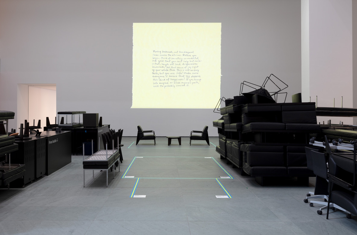 Installation view of Amanda Williams: Embodied Sensations