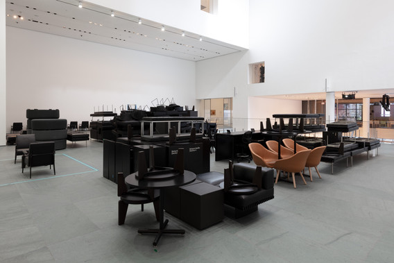 Installation view of Amanda Williams: Embodied Sensations