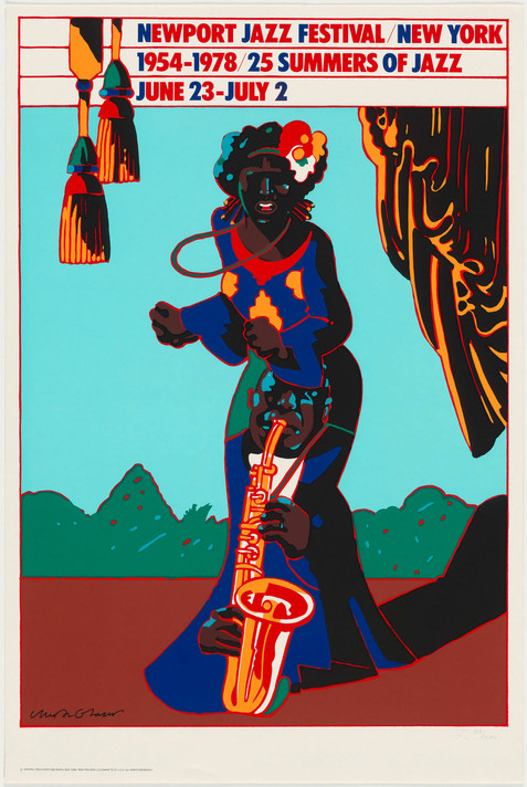 Milton Glaser. Newport Jazz Festival New York, 1954–1978 25 Summers of Jazz, June 23–July 2. 1978