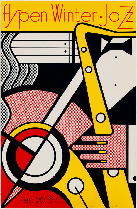 Roy Lichtenstein. Aspen Winter Jazz. 1967