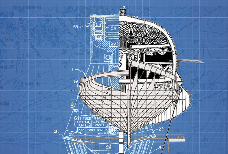Amanda Williams. Patent Study from We're Not Down There, We're Over Here. 2019. Digital drawing. Image courtesy the artist and ©️ Amanda Williams