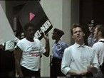 June 28, 1988. [ACT-UP protest ‘Flag Burning Press Conference’, Part 1]. USA. Directed by Clayton Patterson. Courtesy the artist