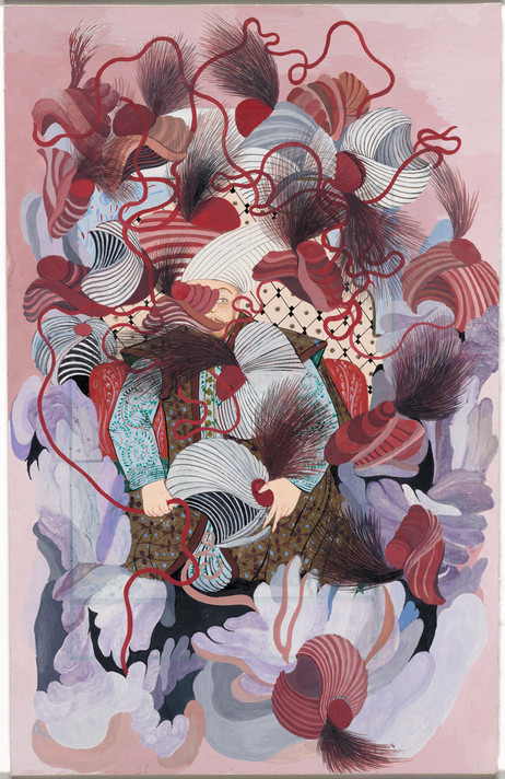Shahzia Sikander. Turb-in-motion. 2005