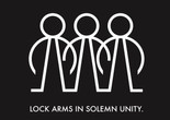 Andres L. Hernandez. Lock Arms in Solemn Unity. Courtesy of the artist