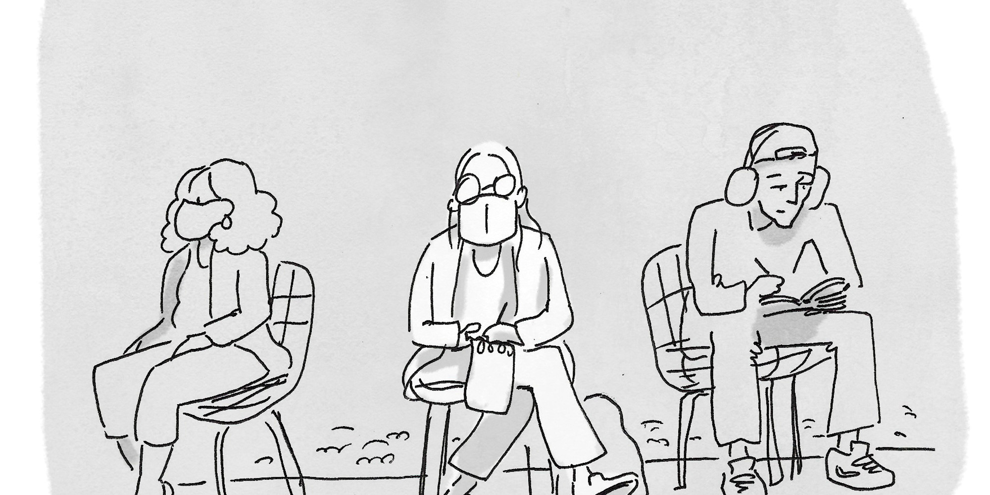 A panel from Sofia Warren’s Drawing Is Feeling. 2021. Courtesy the artist