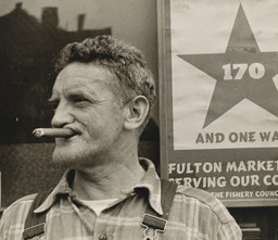 Gordon Parks. Fulton Fish Market Hooker, New York. 1943. Gelatin silver print, 17 x 19 13/16&#34; (43.2 x 50.3 cm). Acquired through the generosity of The Friends of Education of The Museum of Modern Art and Committee on Photography Fund. © 2017 Gordon Parks Foundation. Photo: John Wronn