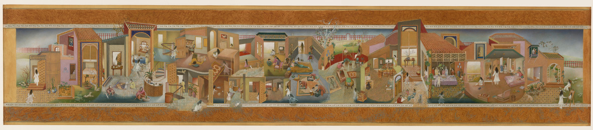 Shahzia Sikander. The Scroll. 1989–90